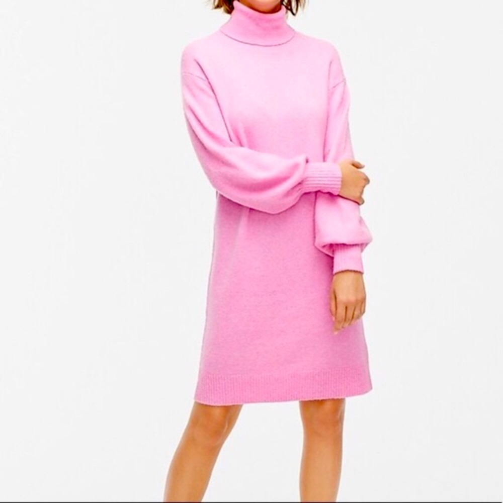 J. Crew Pink Midi Dress